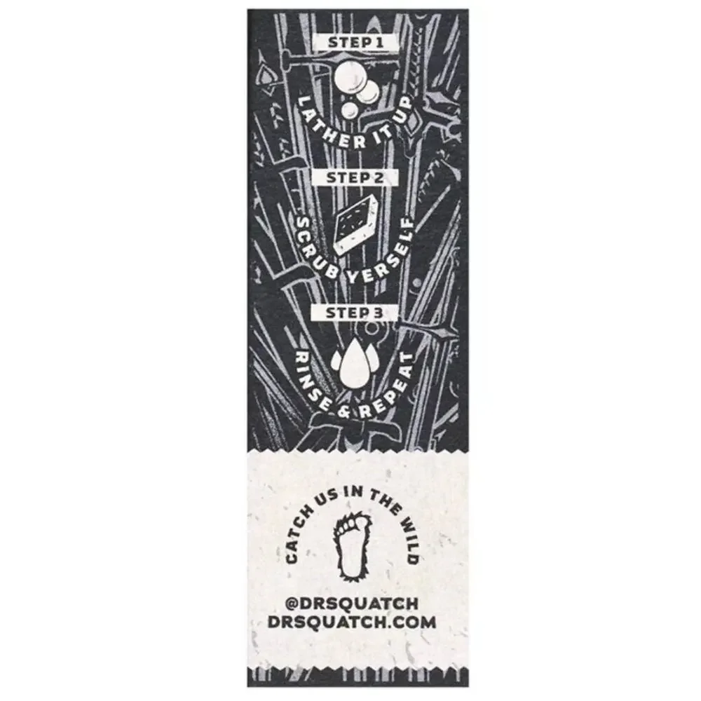 Dr. Squatch Men's All Natural Bar Soap, Thousand Sword Scrub, Game of Thrones